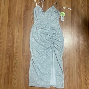 Windsor special occasion silver dress size Small